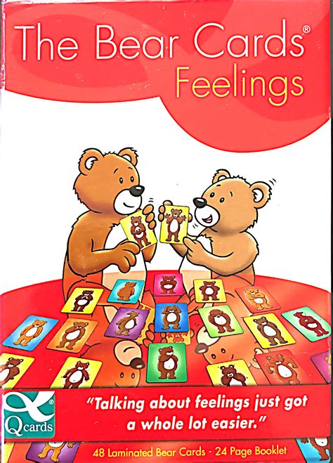 Bear Cards Feelings Printable